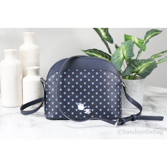 NWT Kate Spade X Disney Alice in Wonderland Medium Leather Dome Crossbody Bag - Picture 3 of 9